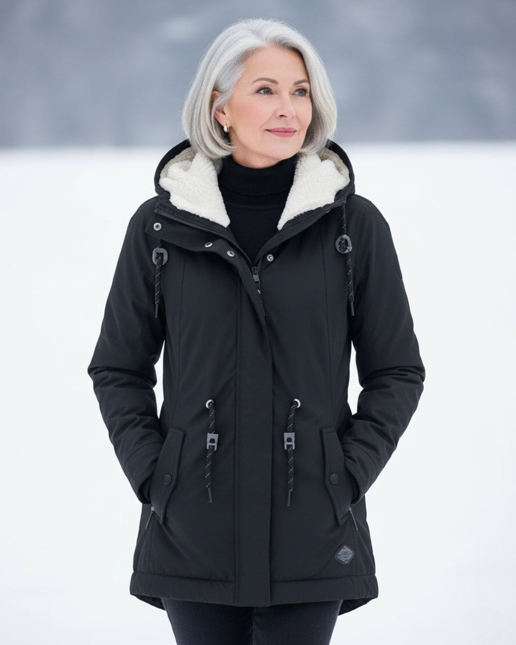 Magdalena | Alpejska parka sherpa na zimę