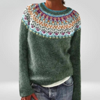 Brittany | Vintage Islandzki Sweter z Wełny