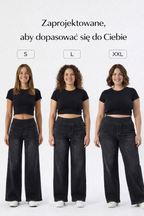 Eva | Jeansy Slim Fit Nero