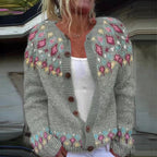 Madeline | Vintage Islandzki Sweter z Wełny