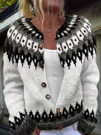 Alexa | Vintage Islandzki Sweter z Wełny