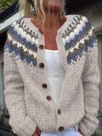 Peyton | Vintage Islandzki Sweter z Wełny