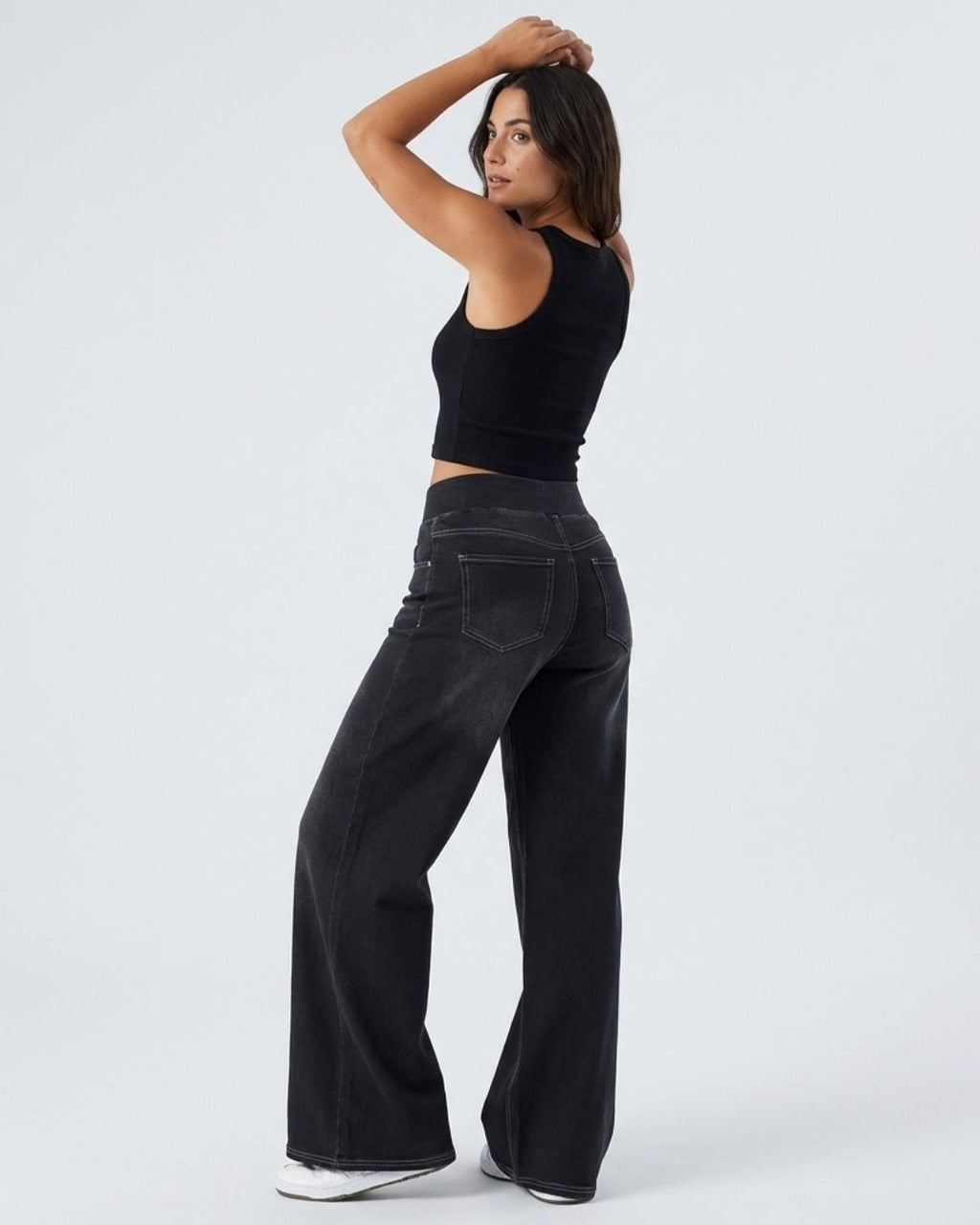 Eva | Jeansy Slim Fit Nero