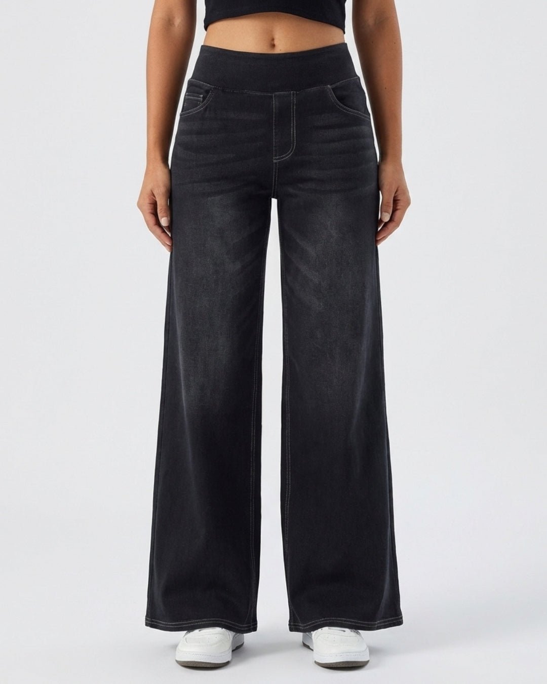 Eva | Jeansy Slim Fit Nero
