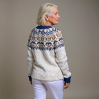 Hailey | Vintage Islandzki Kardigan z Wełny