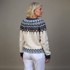 Kylie | Vintage Islandzki Sweter z Wełny