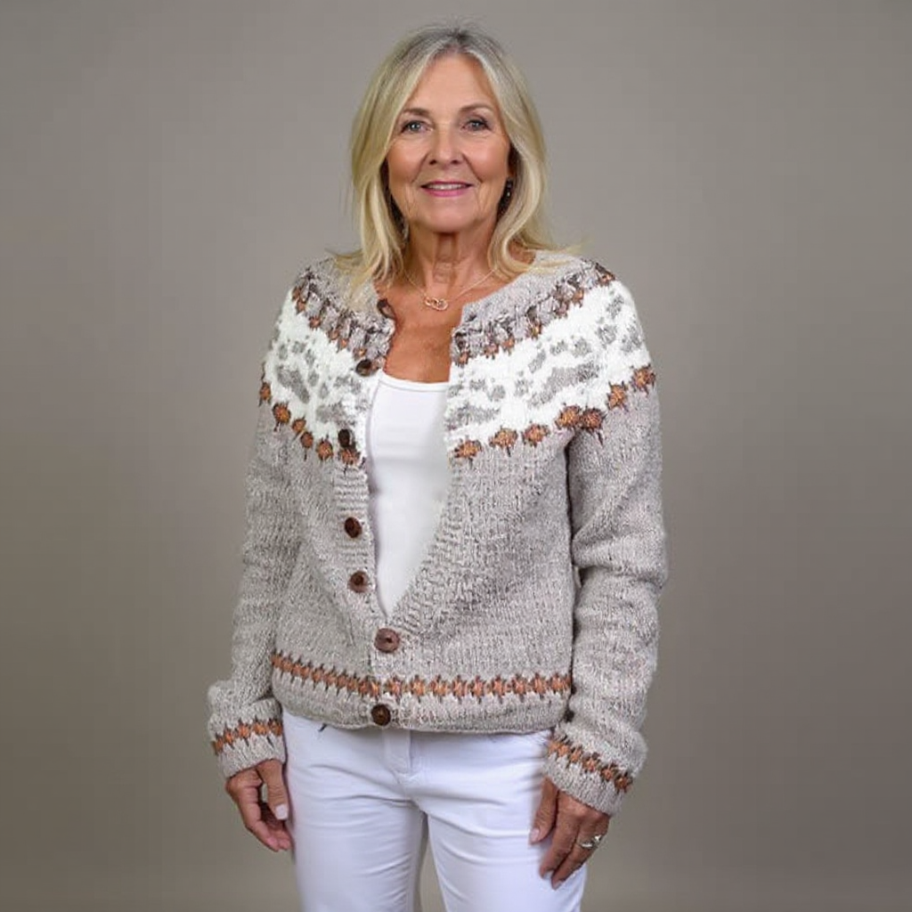 Emery | Vintage Islandzki Sweter z Wełny