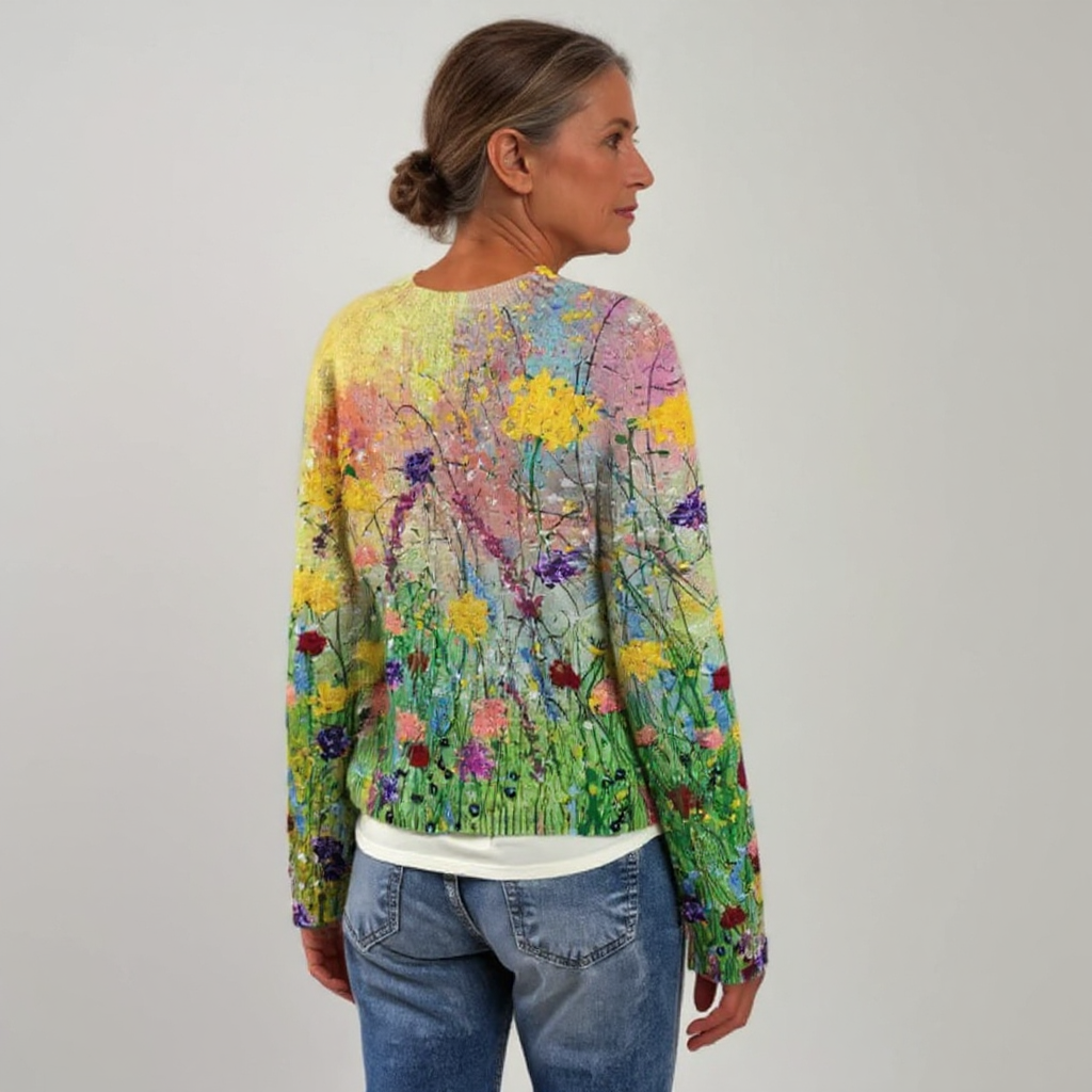 Grace | Vintage Islandzki Sweter Wełniany