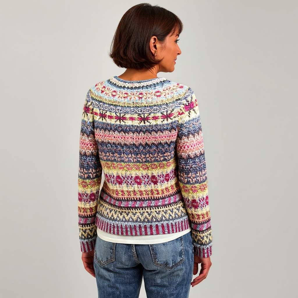 Zoey | Vintage Islandzki Sweter Wełniany