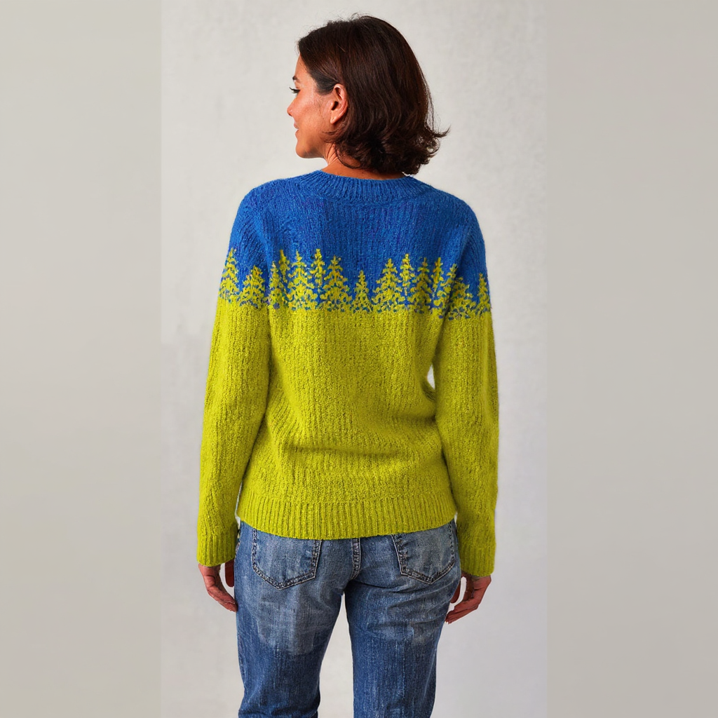 Charlotte | Vintage Islandzki Sweter Wełniany