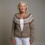 Adeline | Vintage Islandzki Sweter z Wełny