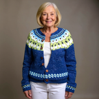 Sophie | Vintage Islandzki Sweter z Wełny