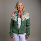 Alice | Vintage Islandzki Sweter z Wełny