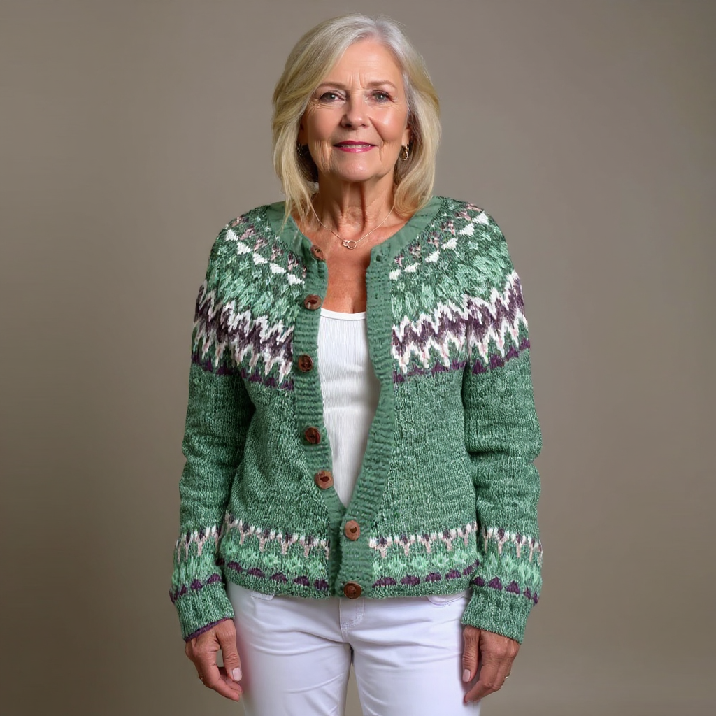 Delilah | Vintage Islandzki Sweter z Wełny