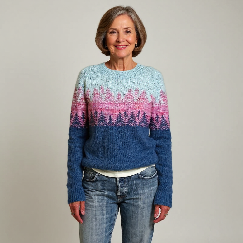 Avery | Vintage Islandzki Sweter Wełniany