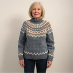 Amara | Vintage Islandzki Sweter Wełniany