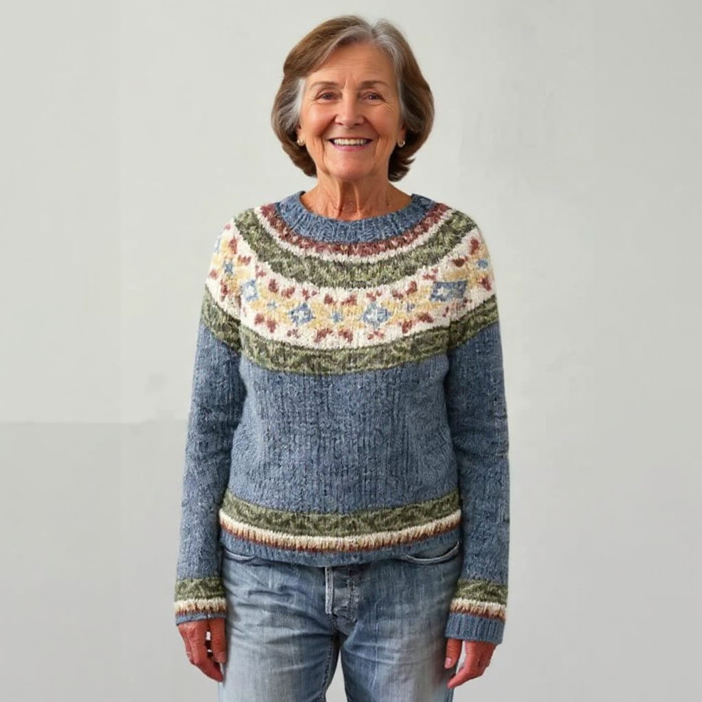 Lucy | Vintage Islandzki Sweter Wełniany