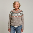 Olivia | Vintage Islandzki Sweter z Wełny