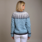 Clara | Vintage Islandzki Sweter z Wełny