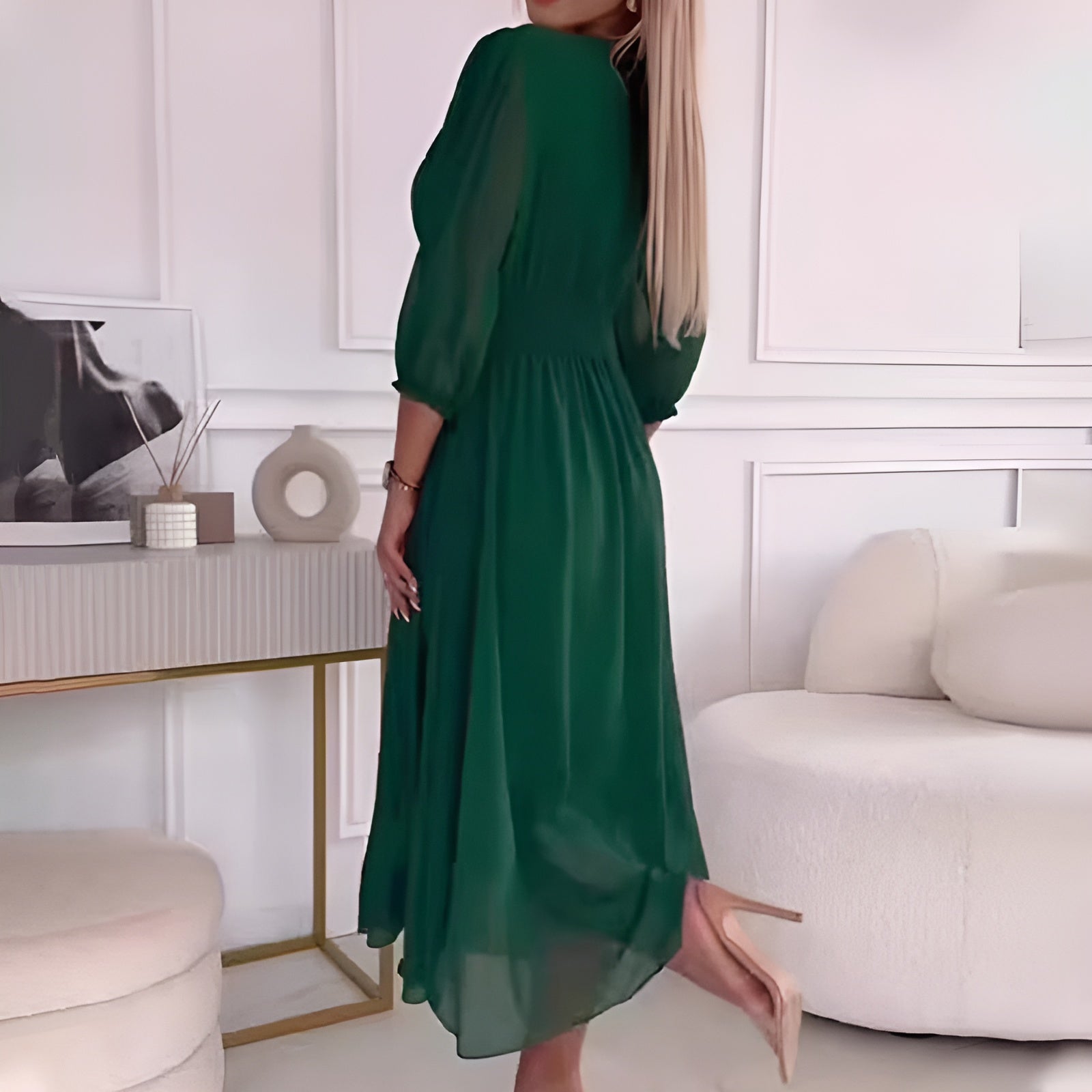 Adéla | Lekka elegancka sukienka z szyfonu